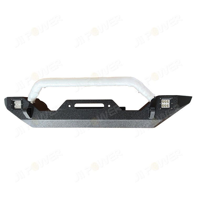 Front bumper with lights with tow loop steel for Jeep Wrangler TJ