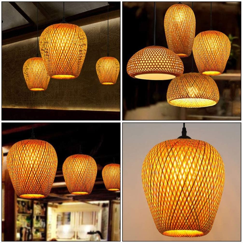 Traditional Bamboo Lampshade Best Seller product Bamboo Pendant light, Ceiling light decor Wholesale