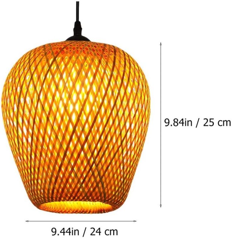 Traditional Bamboo Lampshade Best Seller product Bamboo Pendant light, Ceiling light decor Wholesale