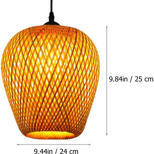 Traditional Bamboo Lampshade Best Seller product Bamboo Pendant light, Ceiling light decor Wholesale