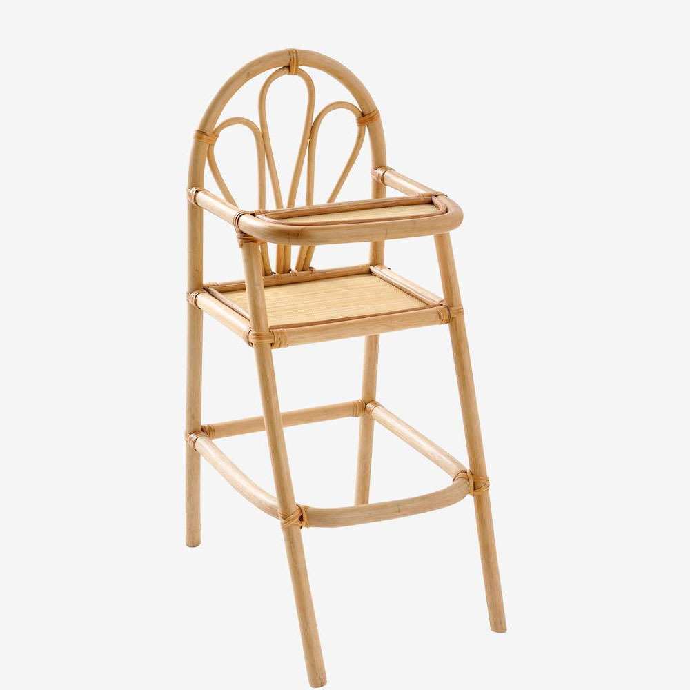 High Quality Rattan Feeding Chair Kids Furniture Retro Boho Child dinning chair Best Price Vietnam Manufacturer Wholesale