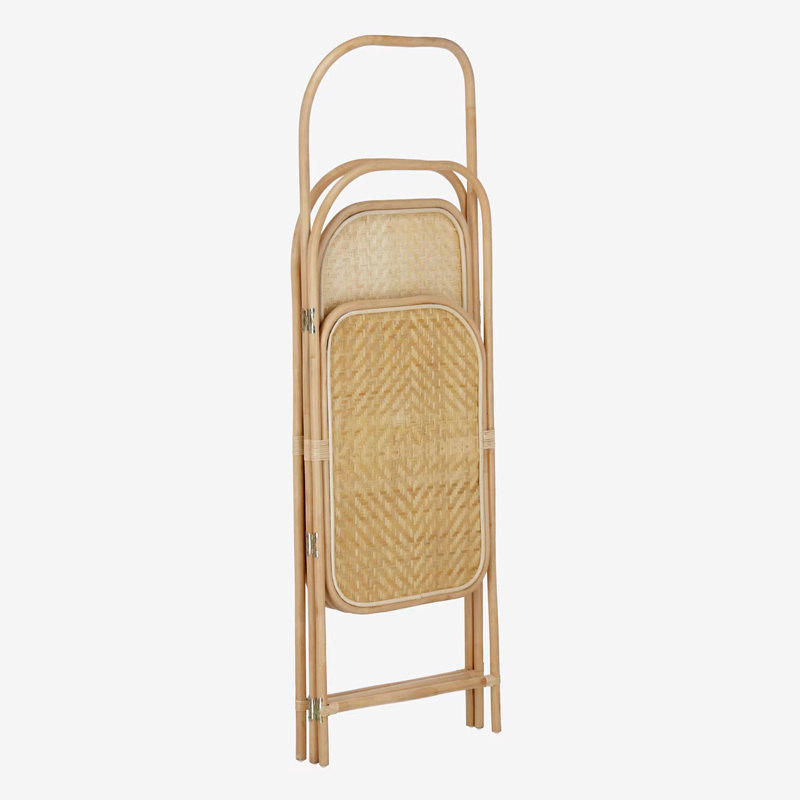 Natural Luxury Rattan and Bamboo Room Divider Screen 3 piece Partition foldable High Quality Best Price Wholesale