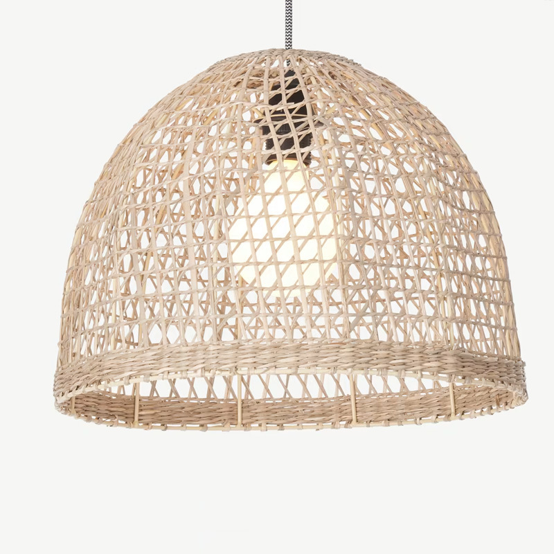 Hot Sale Decoration Woven Lamp Shade Natural Seagrass Ceiling lights Lampshade Cheap Wholesale Vietnam Manufacturer