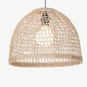 Hot Sale Decoration Woven Lamp Shade Natural Seagrass Ceiling lights Lampshade Cheap Wholesale Vietnam Manufacturer