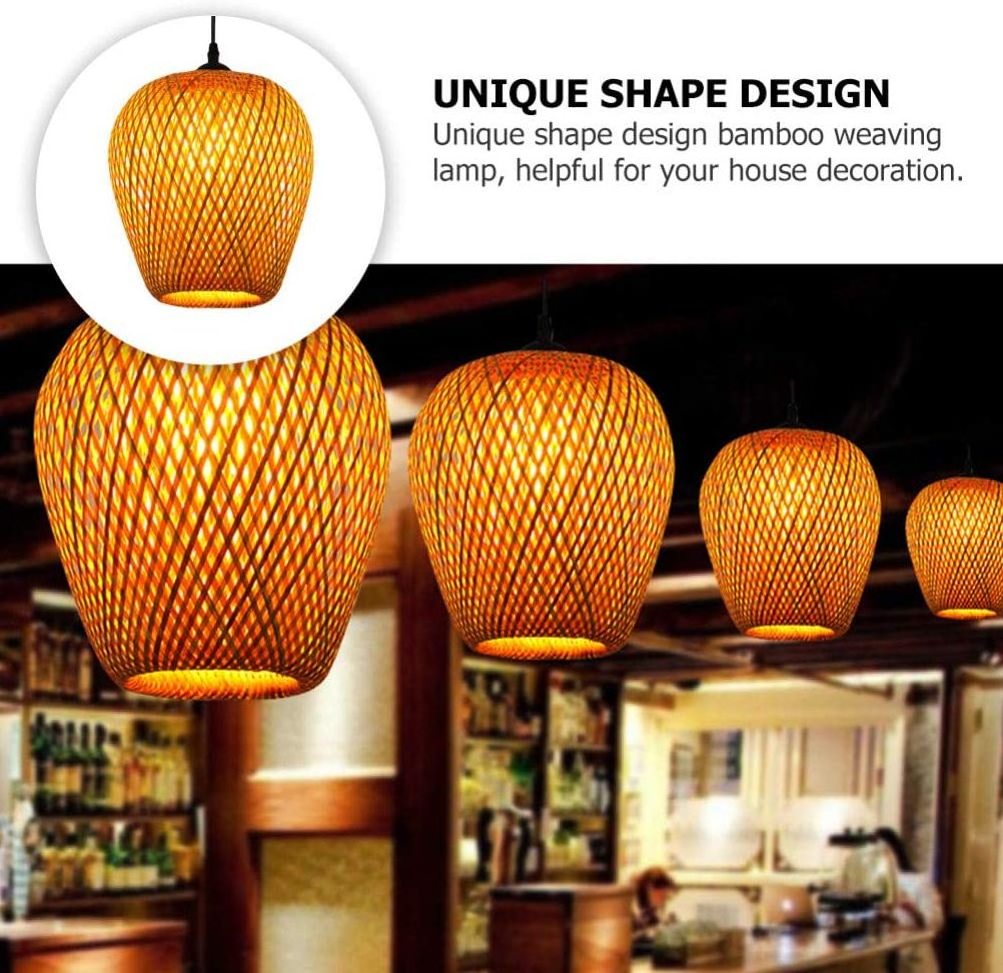 Traditional Bamboo Lampshade Best Seller product Bamboo Pendant light, Ceiling light decor Wholesale