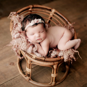 New Style Children's Vintage Rattan Papasan, furniture newborn frames wicker photography Vietnam Manufacturer Cheap Wholesale