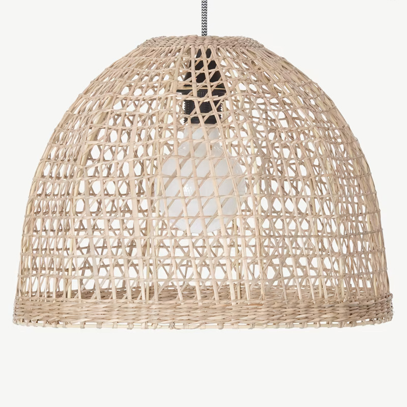 Hot Sale Decoration Woven Lamp Shade Natural Seagrass Ceiling lights Lampshade Cheap Wholesale Vietnam Manufacturer