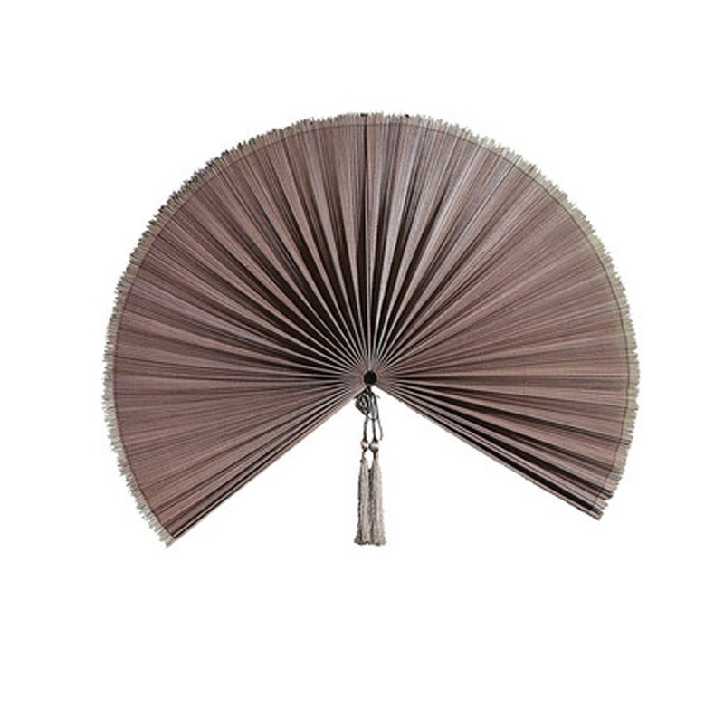 Hot Selling Large bamboo fan decoration pendant wall decoration Southeast Asian folding fan wall decor