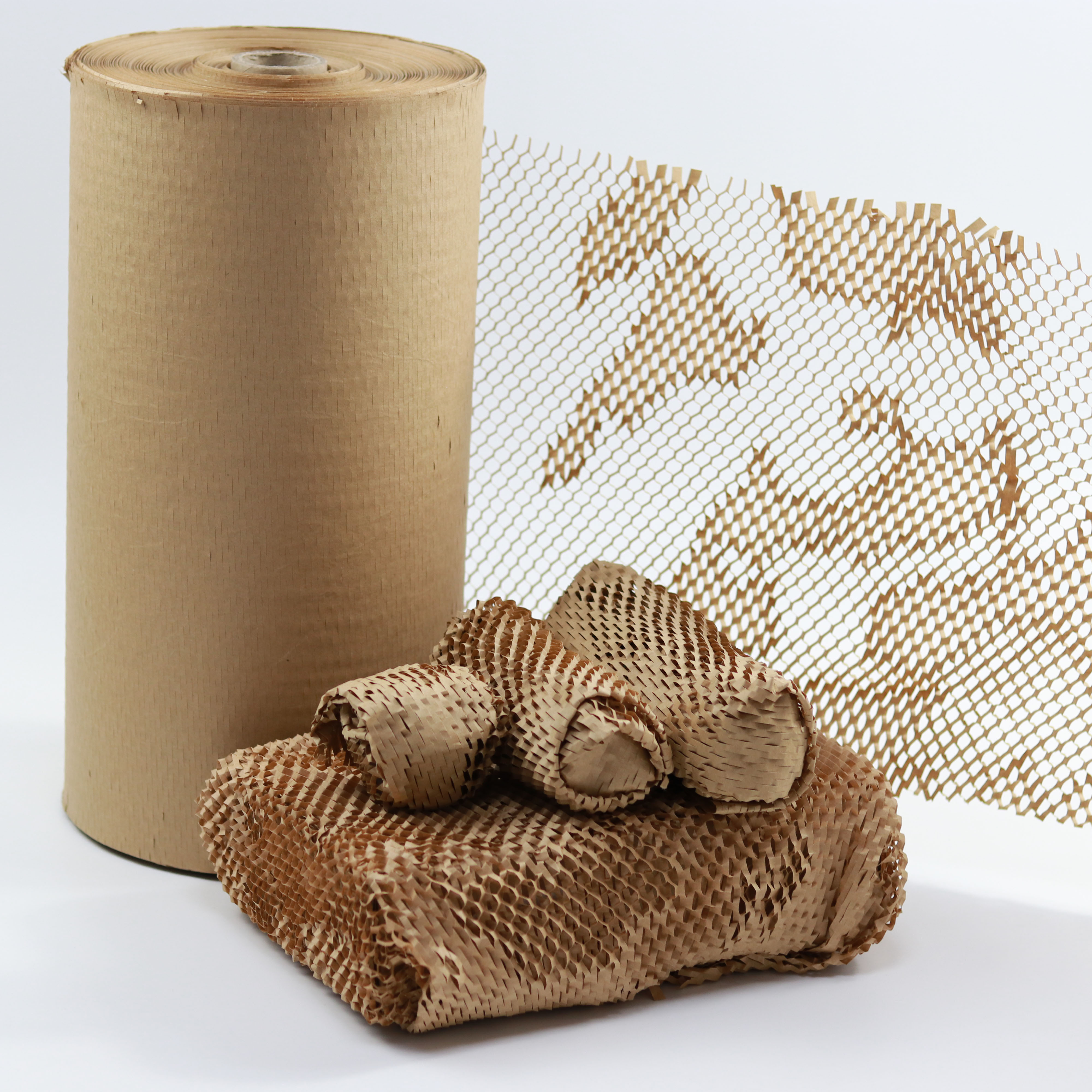 Honeycomb Kraft Paper Wrapping Roll in Automatic Dispensing Machine Direct Sale