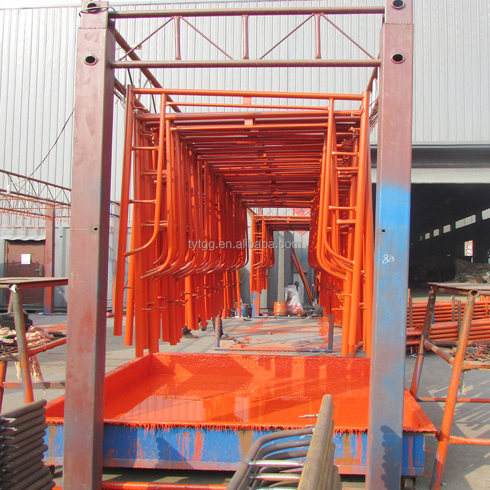 heavy duty h frame scaffolding  mason system construction door steel scaffold frame tubular steel frames