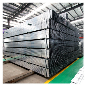 Factory 2x2 Galvanized Hollow Section 14 gauge tubing tubular iron Square Steel Pipes for Shelter Structure