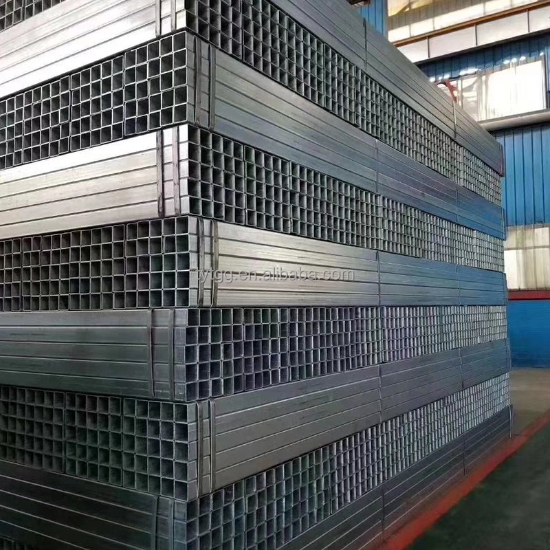 2x2 Galvanized Hollow Section 14 gauge tubing tubular iron Square Steel Pipes tube for Shelter Structure