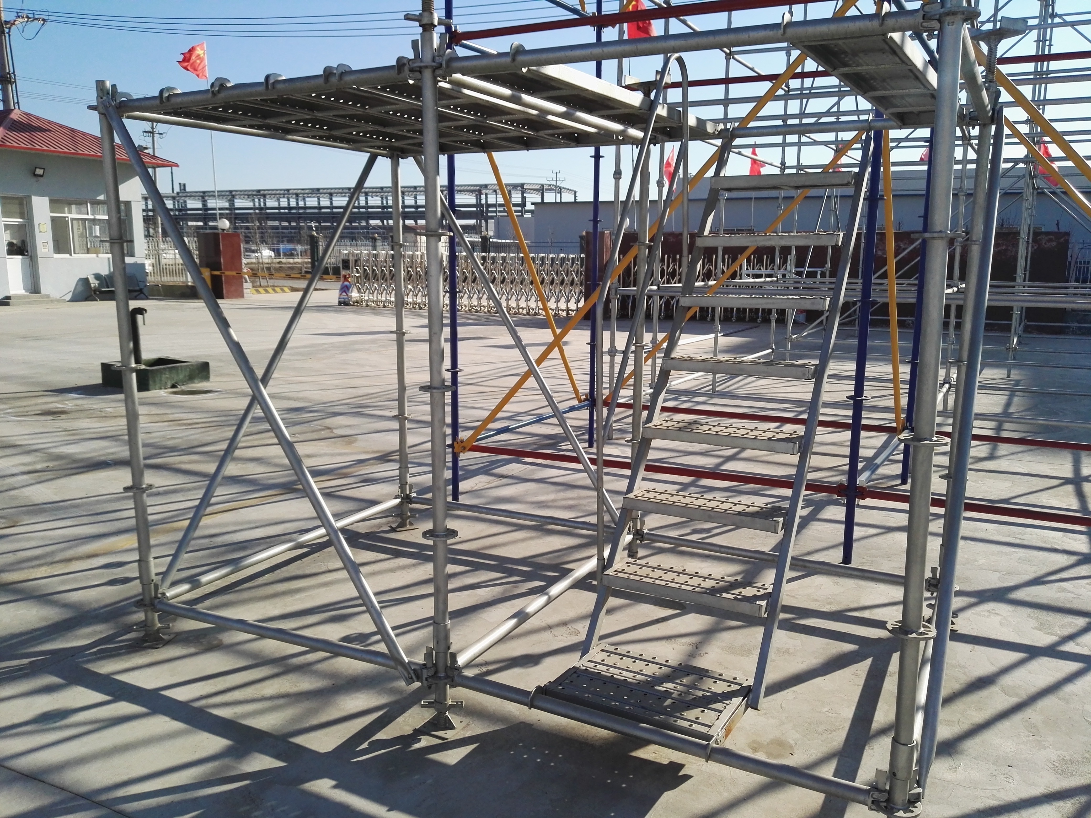 EN39 Hot DIp Galvanized Steel Scaffolding Layher/Scaffolding Ringlock System