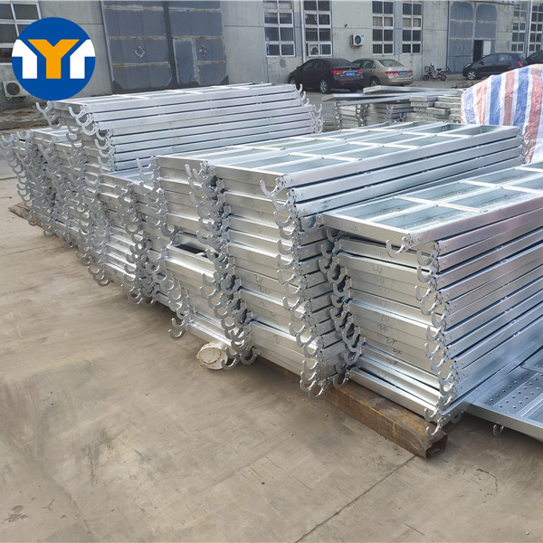 Selected Quality  Mild steel scaffolding catwalk galvanized steel plank with hook