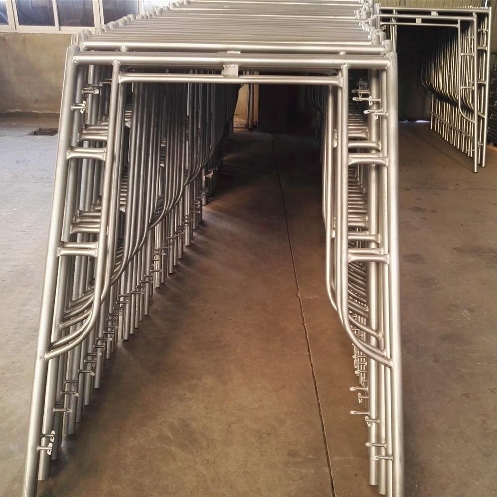 European scaffolding aluminum frames mason box frame ladder frame for scaffolding