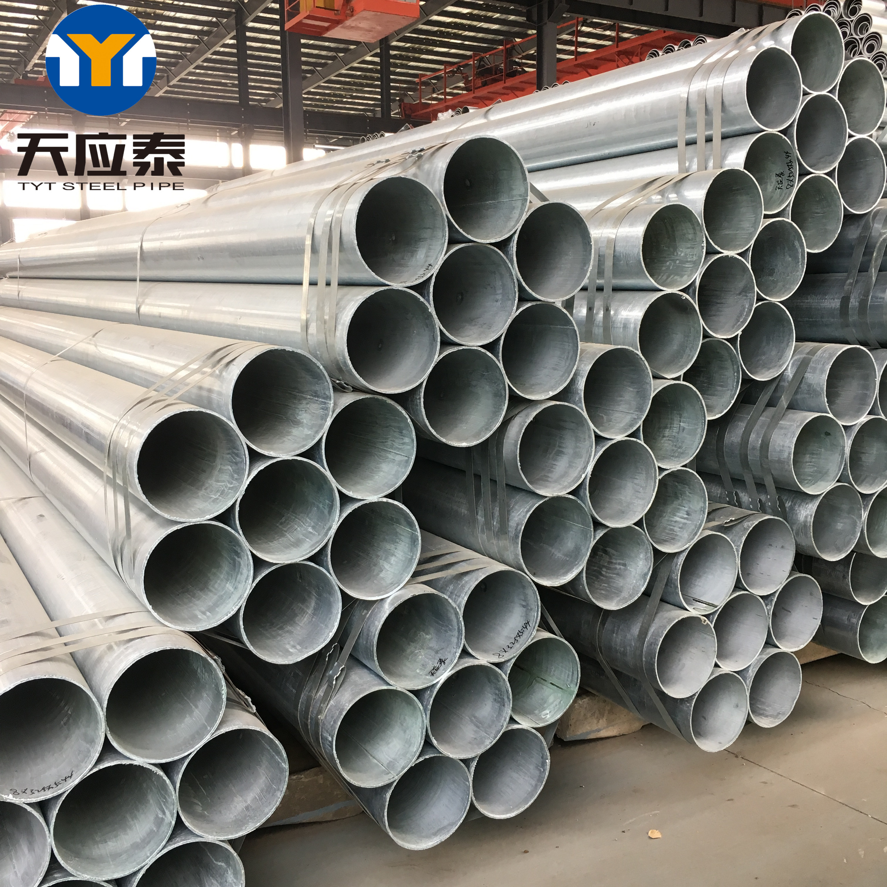 G 4 Inch 6 Inch ASTM A53 BS 1387  MS Pipe Hot Dip Galvanized Steel tube  GI Pipe Pre Galvanized Steel  Pipe