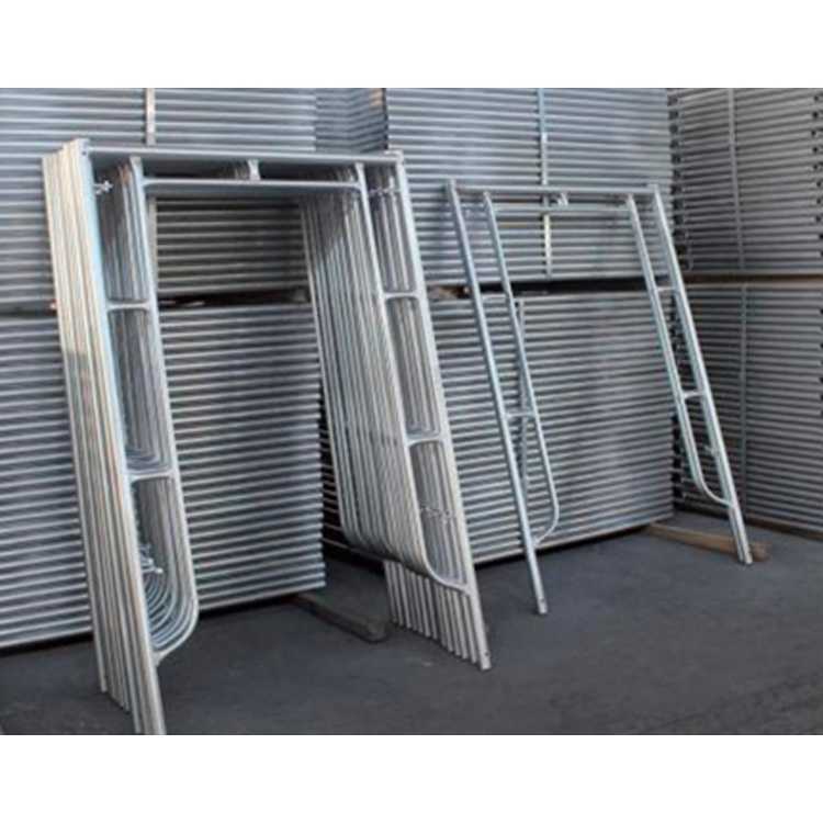 2.6mm Thickness Powder Coated Q235 Steel Mason H Frame Scaffolding For Buildings Construction