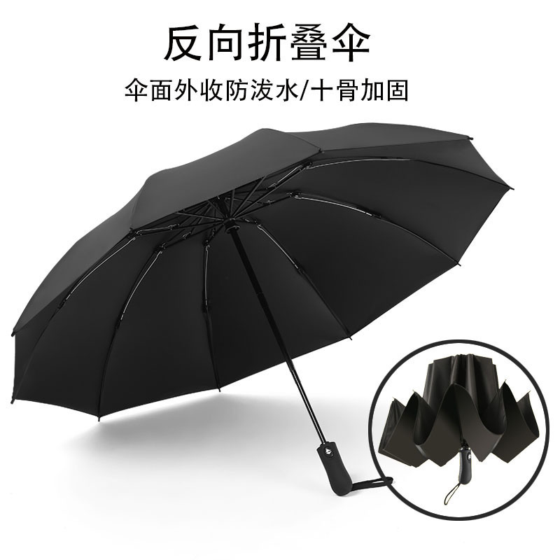 Travel Umbrella Automatic Open Close Compact Umbrella Windproof Backpack Car Portable Collapsible Umbrella