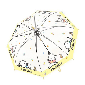 Sanrio cute Pacha dog transparent umbrella long handle automatic umbrella cartoon high appearance level Internet  Melody