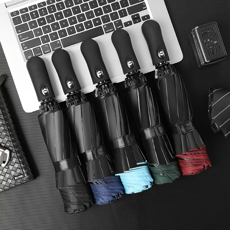 Travel Umbrella Automatic Open Close Compact Umbrella Windproof Backpack Car Portable Collapsible Umbrella