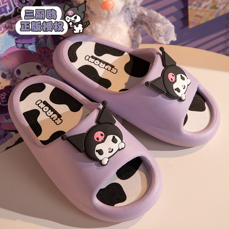 Tytopone cute Sanrioes Kuromi slippers Melody summer indoor home non-slip slippers Indoor Outdoor Sanrioed sandals