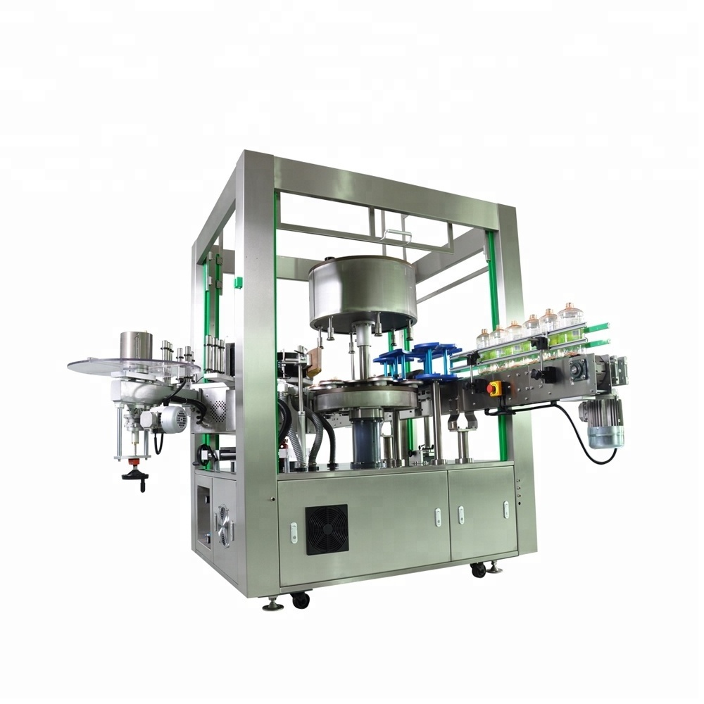 factory price rotary automatic star wheel OPP hot melt glue oval bottle labeling machine 9000-24000 BPH