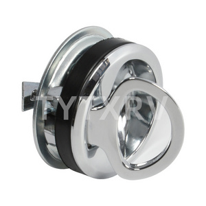 TYTXRV RV Caravan High Grade Security 44mm Zinc Alloy Lockless 10 pcs/Box RV Circular Built-in Door Lock