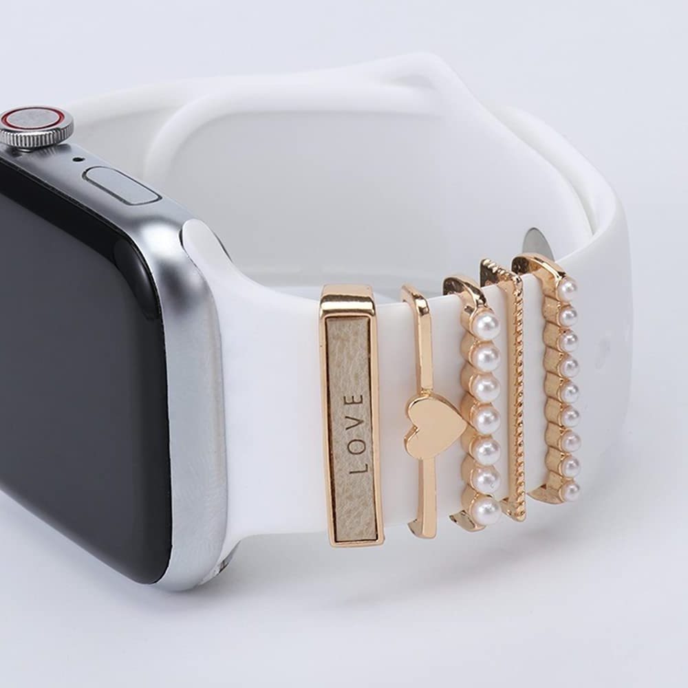 2023 new Charms Decorative Ring for Apple Watch Band Strap Creative Decorative Nails Watchband Accessories for iWatch Bracelet