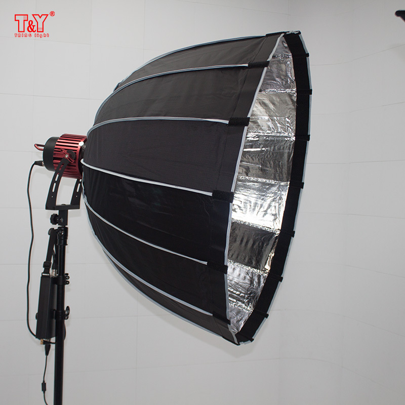 Quick Folding 16 Rods Umbrella Soft Box Deep Parabolic Softbox for Portrait Video Photo Studio