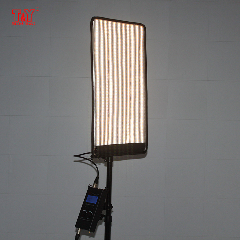 Bi-color LED studio flexible soft light mat set LED videography lights for filming shooting