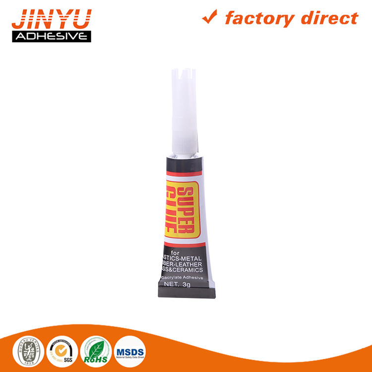 High Quality Strong Adhesive super glue 3g in aluminium tube