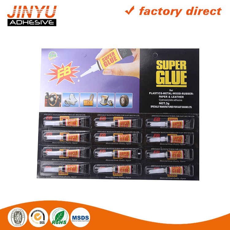 High Quality Strong Adhesive super glue 3g in aluminium tube