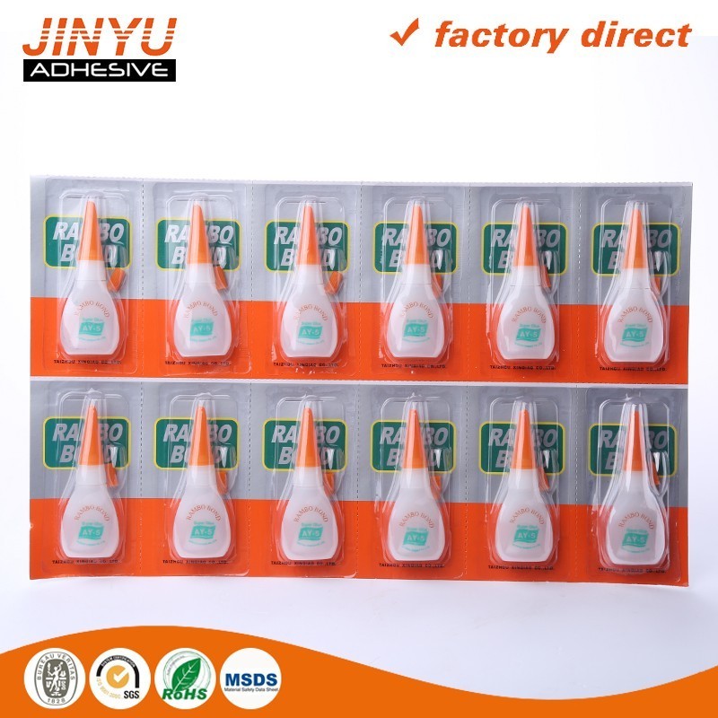 Factory price 502 Super Glue for wood plastic fabric rubber bonding