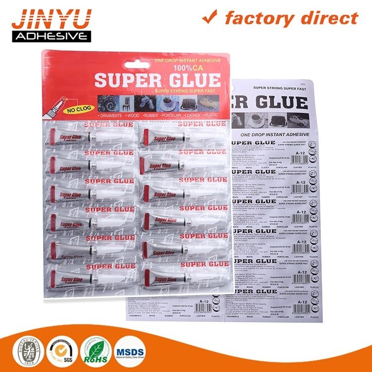 Manufacture 3 seconds 502 cyanoacrylate adhesive super glue