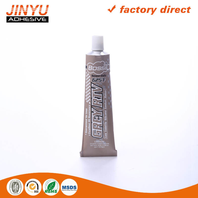 Factory price High Temperature Grey Rtv Silicone Adhesive what is rtv silicone