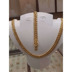 Women's gold custom jewelry Wholesale necklace fashion set Real Gold Chain/Vietnamese jewelry manufacturer