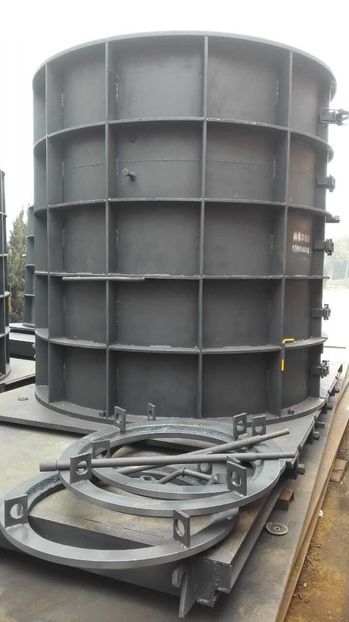 precast concrete steel inspection manwhole mould for drainage pipe