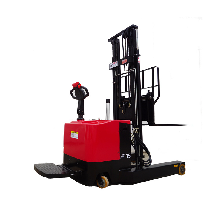 0.7 ton high small electric reach forklift for warehouse