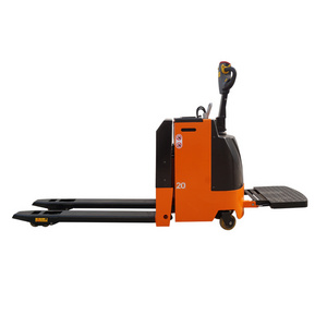 Cheap Price Battery Operated Full Automatic Electric Pallet Truck 2t Lift Mast Electric Power Lifter and Rotator Pneumatic Tyre