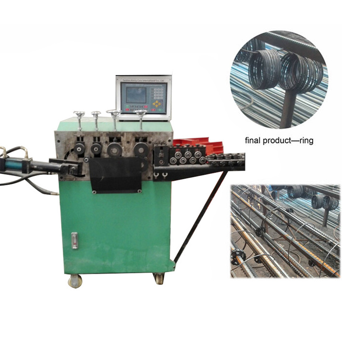 Hot sale round metal steel bar rebar ring making machine