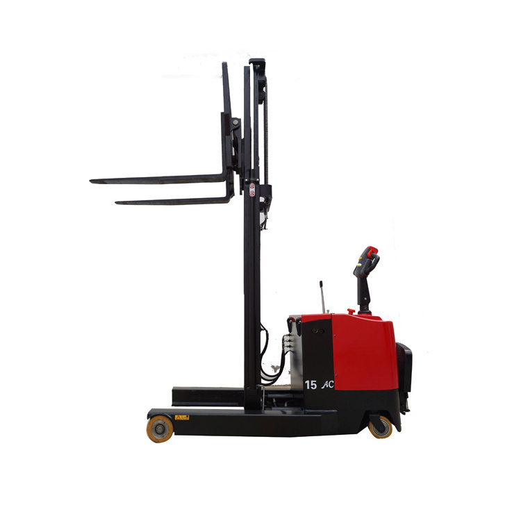 0.7 ton high small electric reach forklift for warehouse