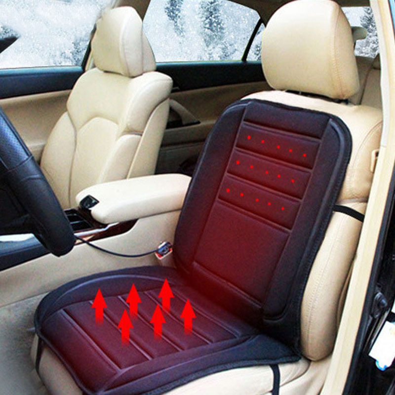 Hot Sell 12V Universal Winter Car heated pad seat cushion