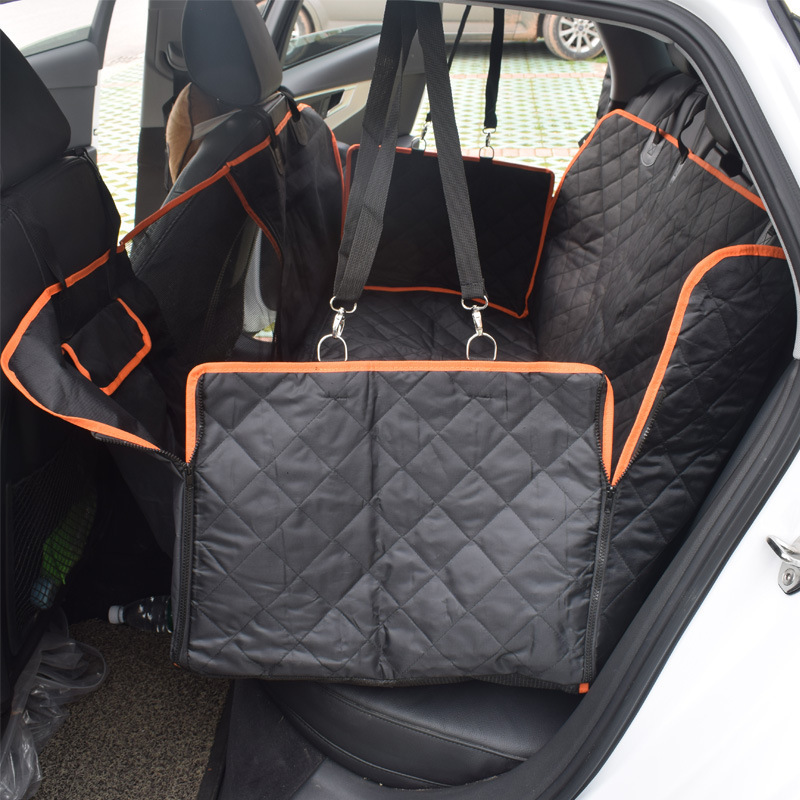 Waterproof Back Seat Pet Dog Car Seat Cover Double Seat