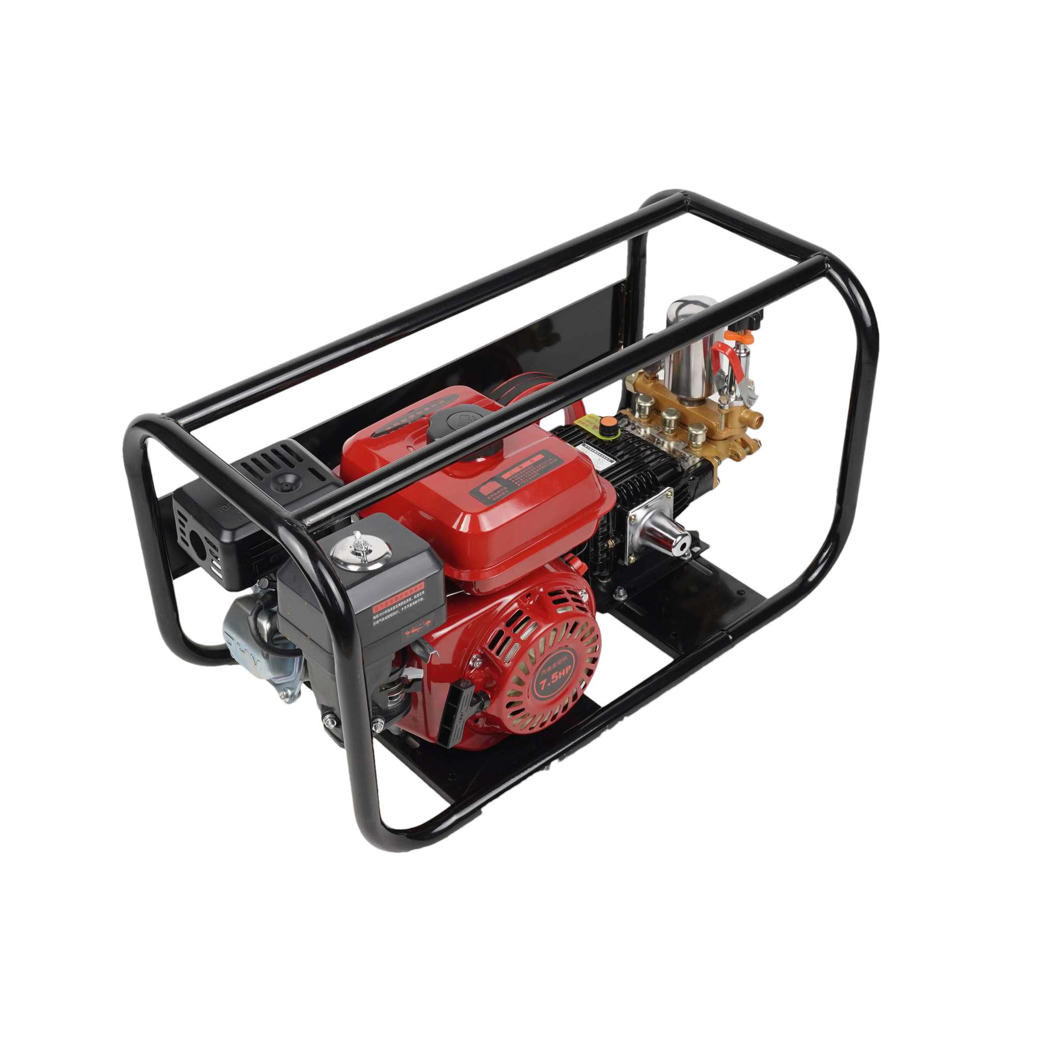 170F 4 Stroke Frame Type Portable Agricultural 22mm Htp Piston Pump Petrol Gasoline Power Sprayer