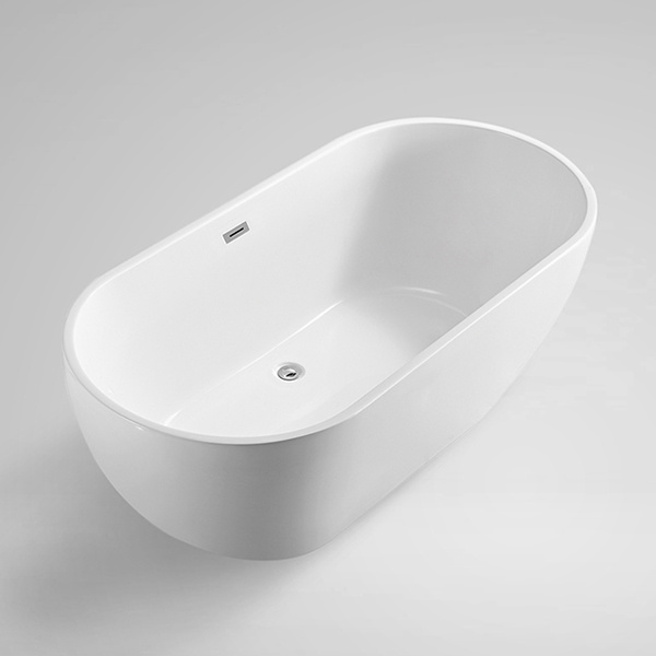 new design modern bathroom tubs deep soaking white bath tub stand round acrylic bathtub