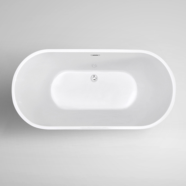 new design modern bathroom tubs deep soaking white bath tub stand round acrylic bathtub