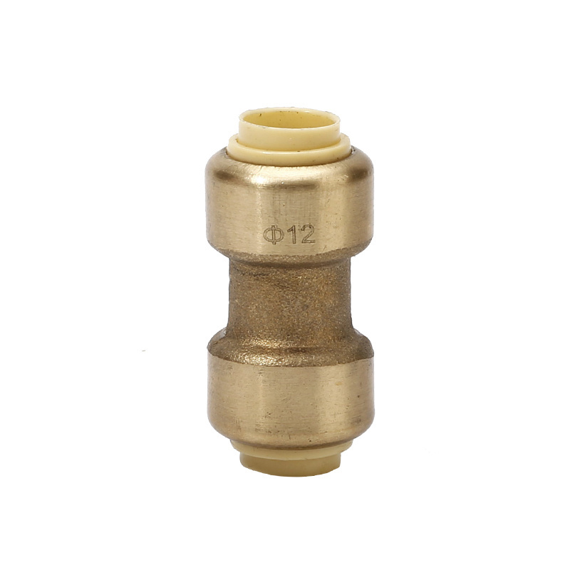 Brass Pipe Fitting Quick Connect Copper Push Fit Fittings Plumbing Brass Push Fit Fittings For Pex Water Pipe