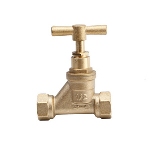 Customized Size Water Supply And Drainage Brass Ball Cock Valve Angle Stop Valve Female Thread Chrome Shut-off valve