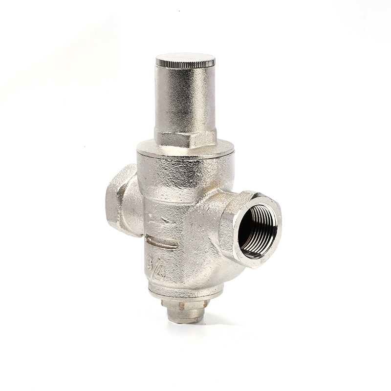 Nickle Plating DN20 Water Brass Pressure Control Reducing Valve Manual 3/4