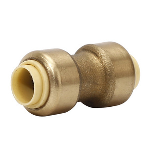 Brass Pipe Fitting Quick Connect Copper Push Fit Fittings Plumbing Brass Push Fit Fittings For Pex Water Pipe